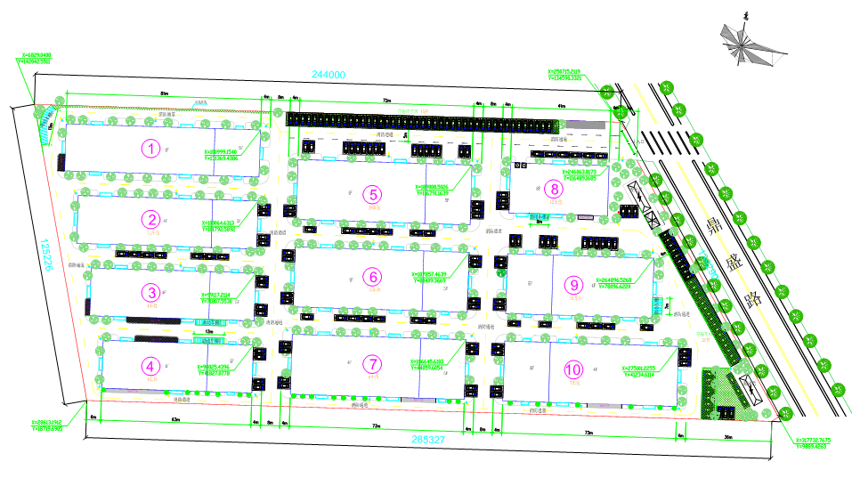 厂区规划图底纹